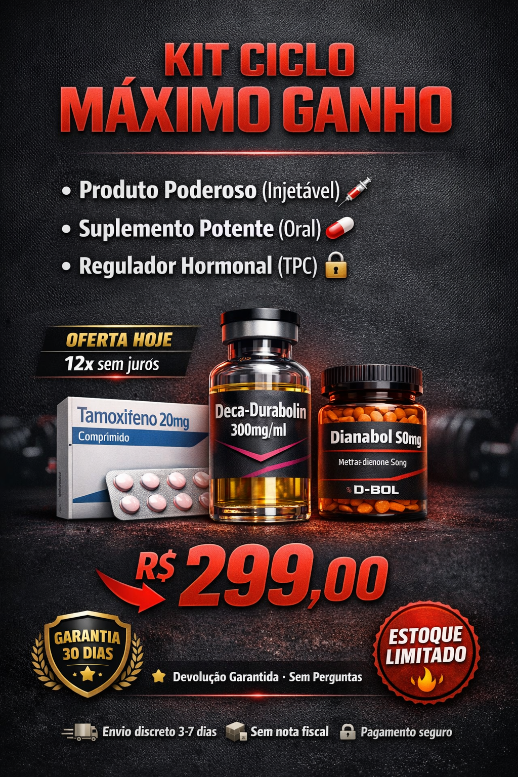 Kit Ciclo Máximo Ganho